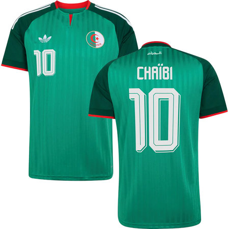 Kid's CHAIBI #10 Algeria Away Replica Jersey World Cup 2026