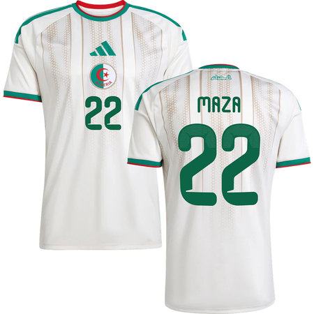 Kid's MAZA #22 Algeria Home Replica Jersey World Cup 2026