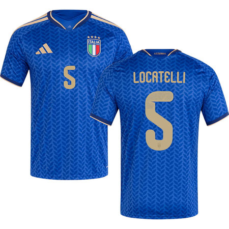 Men's LOCATELLI #5 Italy Home Replica Jersey World Cup 2026 Men's LOCATELLI #5 Italy Home Replica Jersey World Cup 2026