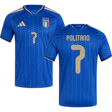 Men's POLITANO #7 Italy Home Replica Jersey World Cup 2026 Men's POLITANO #7 Italy Home Replica Jersey World Cup 2026
