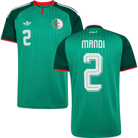 Kid's MANDI #2 Algeria Away Replica Jersey World Cup 2026