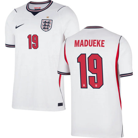 Men's MADUEKE #19 England Home Replica Jersey World Cup 2026