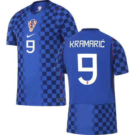 Kid's KRAMARIĆ #9 Croatia Away Replica Jersey World Cup 2026