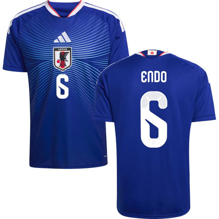 Kid's ENDO #6 Japan Home Replica Jersey World Cup 2026
