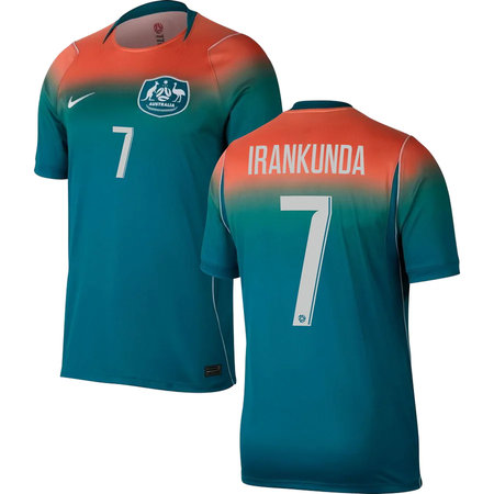 Kid's IRANKUNDA #7 Australia Away Replica Jersey World Cup 2026