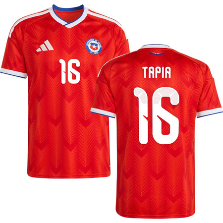 Kid's TAPIA #16 Chile Home Replica Jersey World Cup 2026