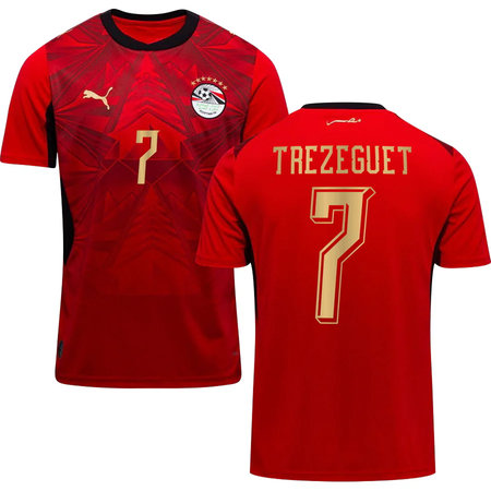 Kid's TREZEGUET #7 Egypt Home Replica Jersey World Cup 2026