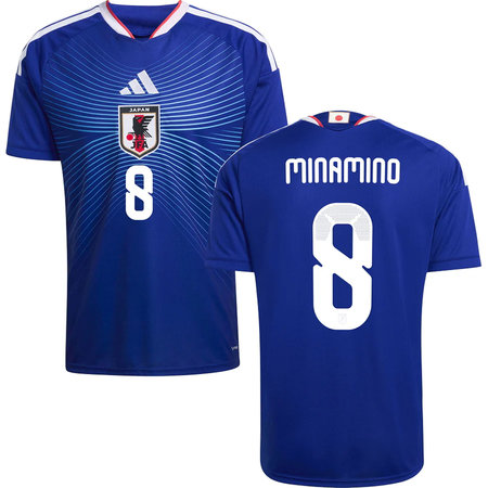 Kid's MINAMINO #8 Japan Home Replica Jersey World Cup 2026